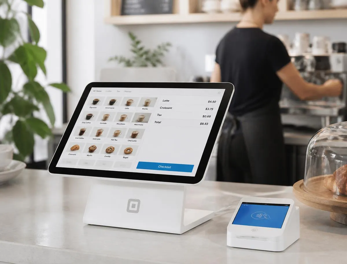 Tablet POS in use